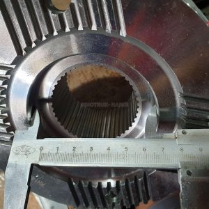 Mặt bích 4 lỗ, 46 then thấp 7.5cm, đường kính 16.5cm